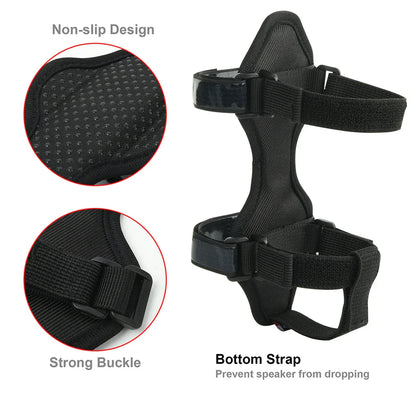 Quick Release Bike Water Cup Holder - Adjustable Fixing Strap, Detachable Speaker Kettle, Mountain Bike Bicycle Accessory