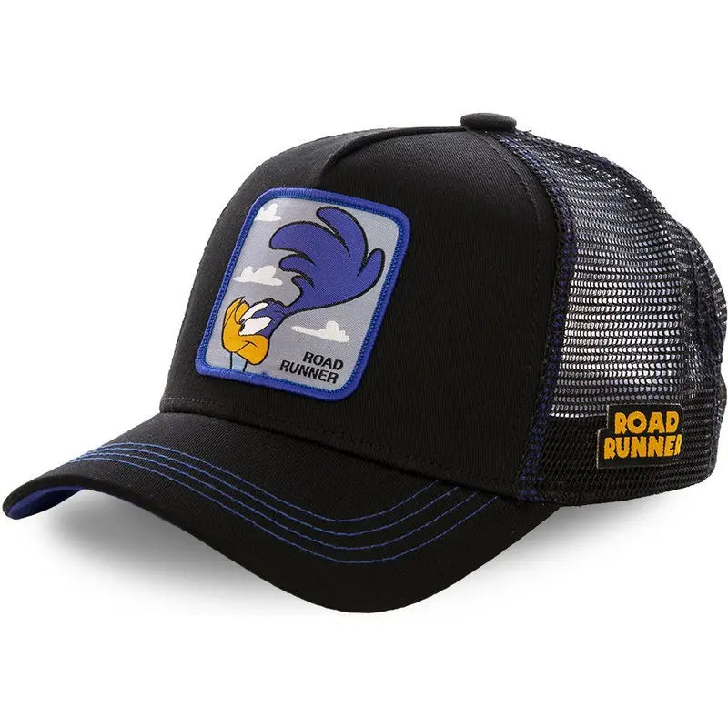Anime Bunny TAZ DUCK Snapback Cap – Cotton Baseball Hat for Men & Women, Hip Hop Dad Mesh Trucker Cap