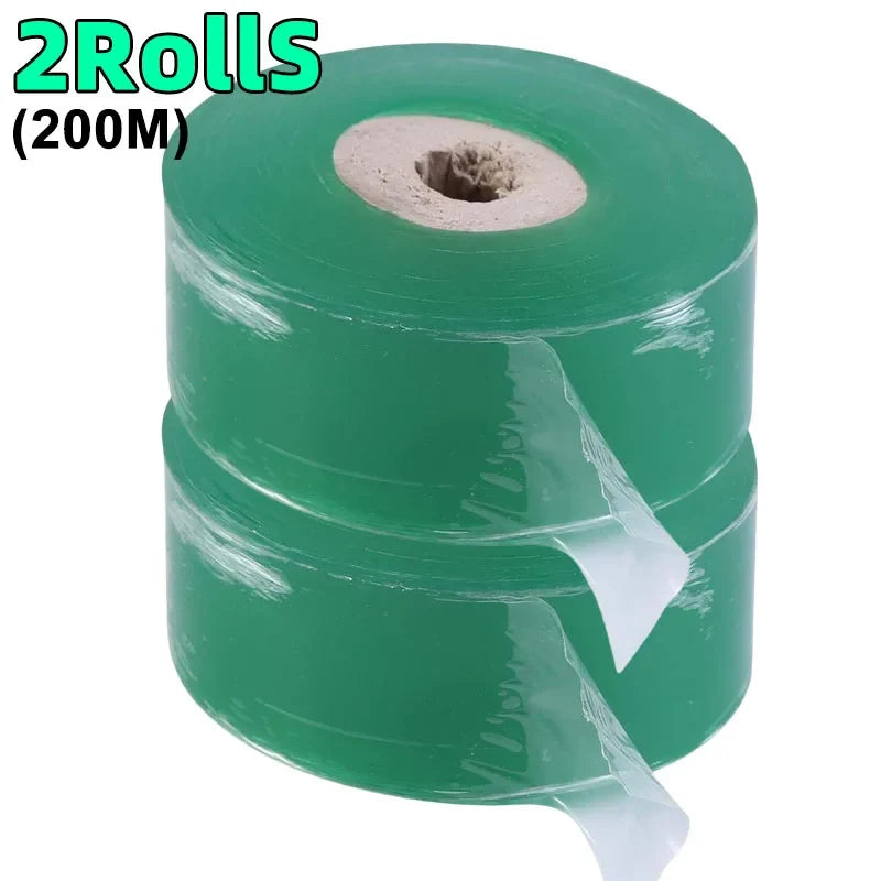 PE Grafting Tape Film - Stretchable Self-Adhesive Garden Tree Plant Grafting Wrap Roll