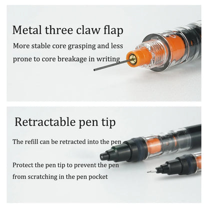 Uni Mechanical Pencil M5-452 Kuru Toga 0.5MM - Breakproof Lead with Eraser - School Student Stationery