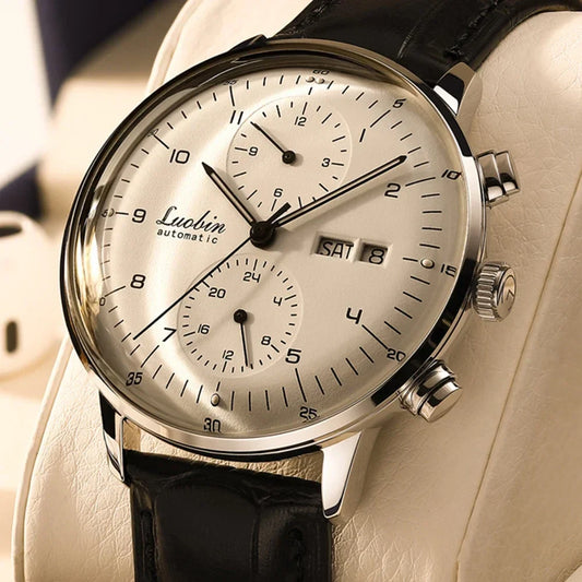 Men’s Fashion Mechanical Watch — 2023 Business Automatic Stainless Steel Luminous Designer Wristwatch