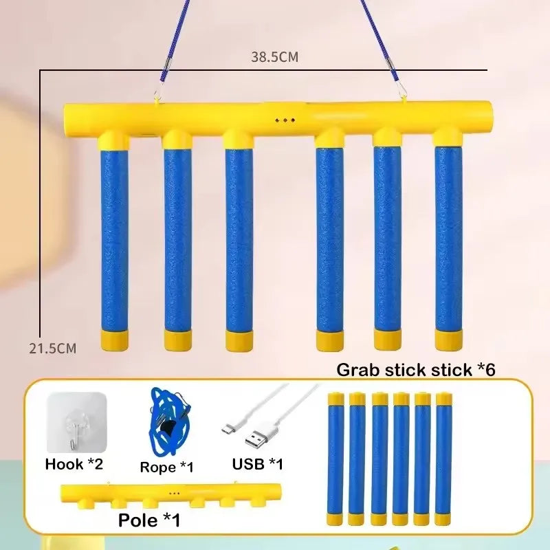 Catching Sticks Game – Fun Sensory Reflex & Reaction Toy for Adults & Kids, Party Challenge Game