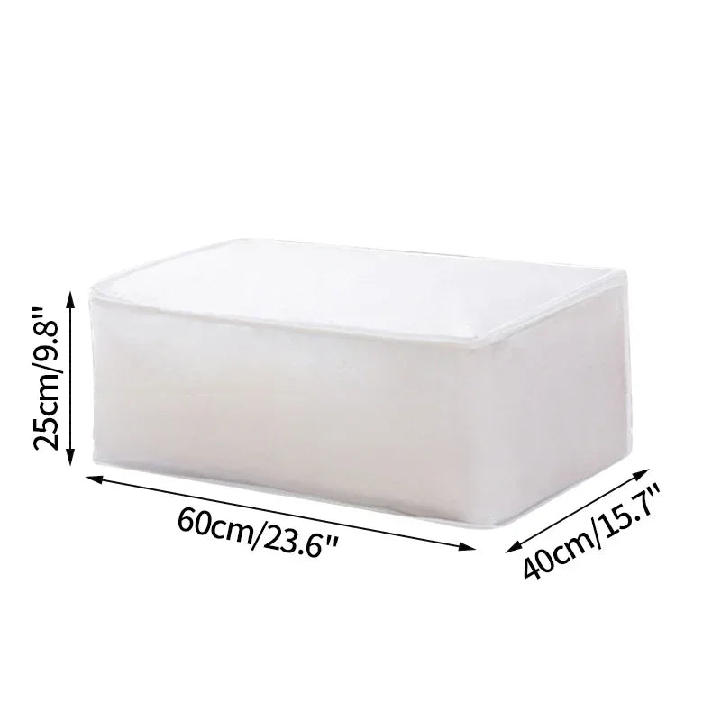 Large Waterproof Clothes Storage Bag – Dustproof Quilt & Wardrobe Organizer, Foldable Luggage Closet Storage Solution
