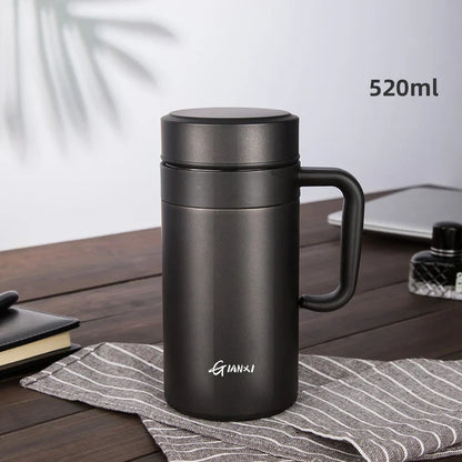 Large Capacity Stainless Steel Vacuum Flask Heat Preservation Insulated Household Cup