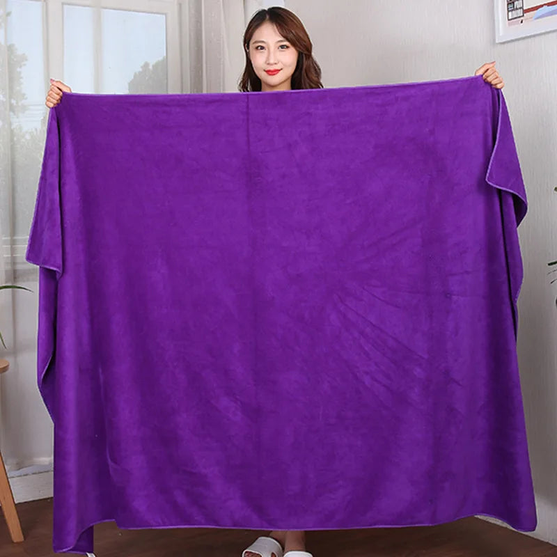 Extra Large Microfiber Bath Towel – Super Absorbent, Quick-Drying Soft Towel for Hotel, Spa, Sauna & Sports