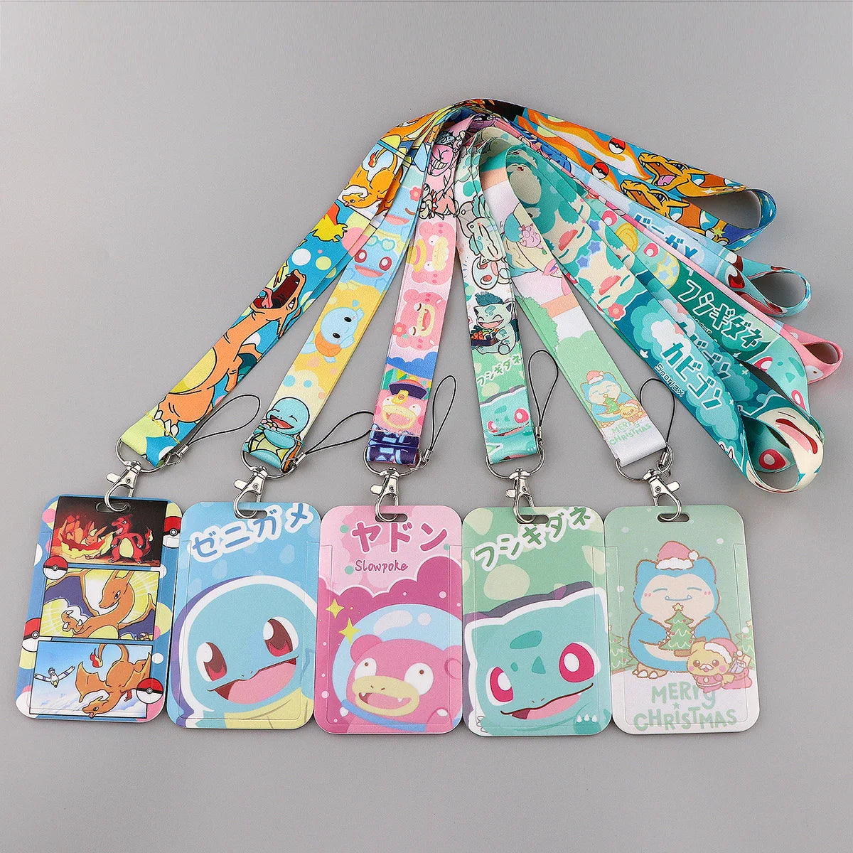 FI24 Japanese Anime Lanyard – Student Card & Badge Holder, Neck Strap for Phone, Subway & Access Cards, Gift for Kids