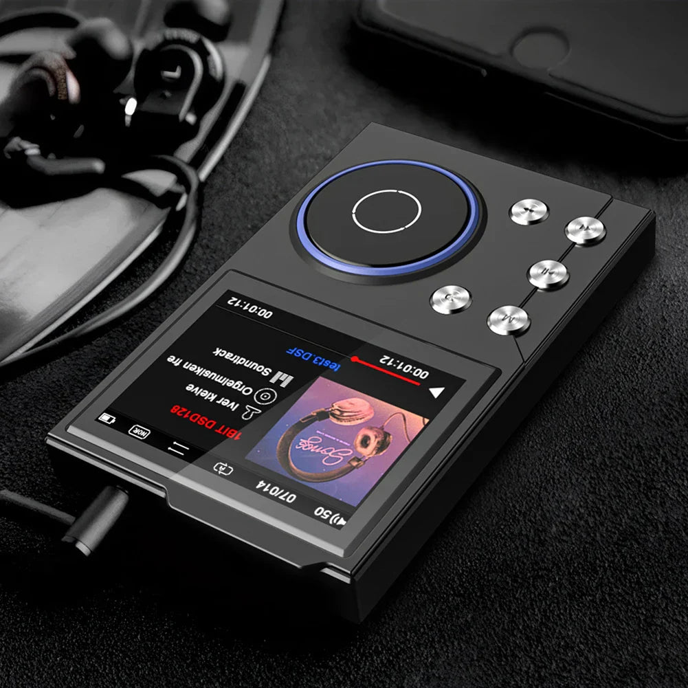 HiFi MP3 Digital Audio Player – Portable Lossless Music Player with DSD Support Up to 256GB