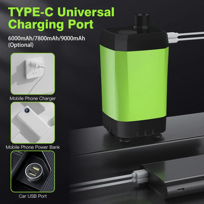 Camping Shower Pump Kit – RV & Outdoor Shower with Digital Display, Adjustable Full-Screen Shower for Backyard