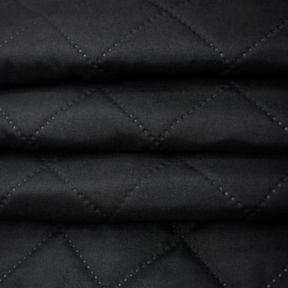 Quilted 100% Blackout Curtains - Heavy Duty Window Drapes for Living Room and Bedroom - Winter Thermal Curtains - Ready Made with Eyelets