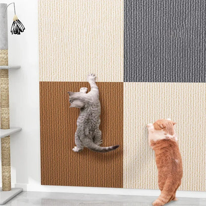 Self-Adhesive Carpet Cat Scratch Board – DIY Wall & Sofa Protection, Anti-Scratch Paws Sharpening for Cats