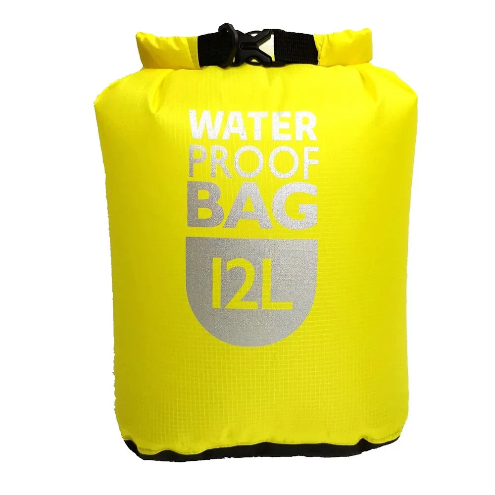 6L/12L Outdoor Dry Bag – Waterproof Sack for Fishing, Boating, Rafting, Kayaking, Floating Accessories