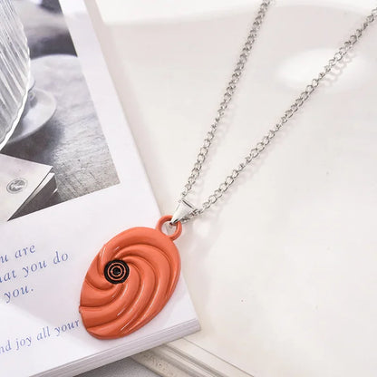 Anime Naruto Necklace Metal Alloy Pendant – Kakashi Kunai & Uzumaki Shuriken Cosplay Accessories & Collectible Toy