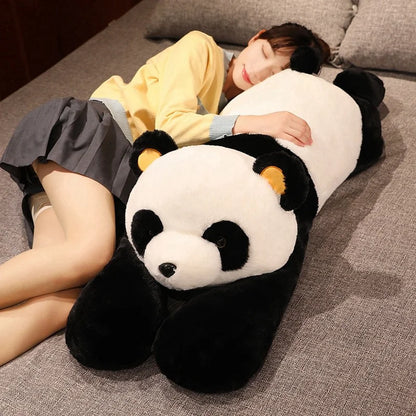 60–120cm Giant Panda Plush Toy — Soft Stuffed Animal Pillow for Kids, Birthday & Christmas Gift