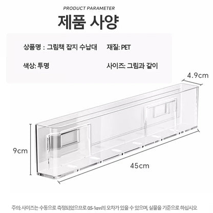 Acrylic Picture Book Display Stand – Wall Hanging Bookshelf for Children's Books, Magazines, and Storage Behind the Door