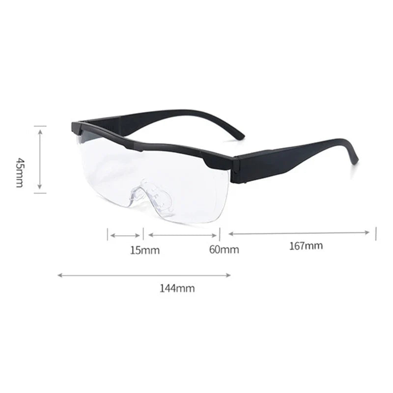 Fashion LED Reading Glasses — Magnifying Eyeglasses with Light for Nighttime Reading
