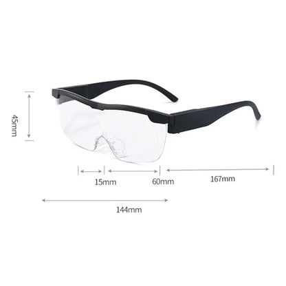 Fashion LED Reading Glasses — Magnifying Eyeglasses with Light for Nighttime Reading