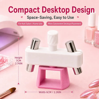 Automatic Cat-Eye Nail Art Tool - Glass Bead Magnetic Design Kit with 8×30mm Magnets for Beginners