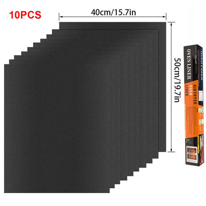 60x40cm Non-Stick BBQ Grill Mat - Heat Resistant Reusable Baking Sheet for Easy Cooking, Grilling & Outdoor Barbecue