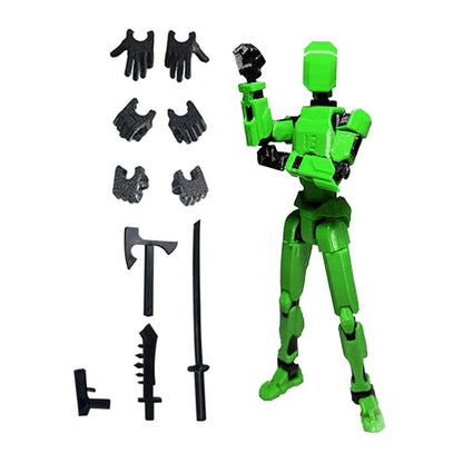 13-Joint Articulated Figure – Movable DIY 3D Printed Action Doll for Stop Motion & Animation