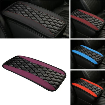 Universal Car Interior Armrest Seat Box Cover – Waterproof PU Leather Center Console Protector for SUV, Durable & Comfortable