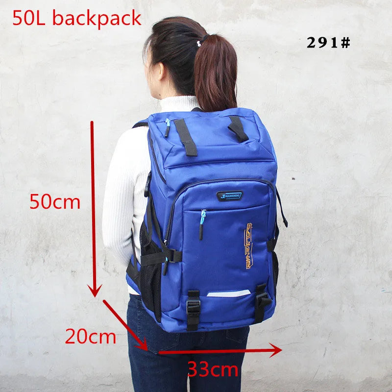 80L/50L Outdoor Hiking Backpack for Men & Women – Travel, Camping, Climbing, School Rucksack Bag