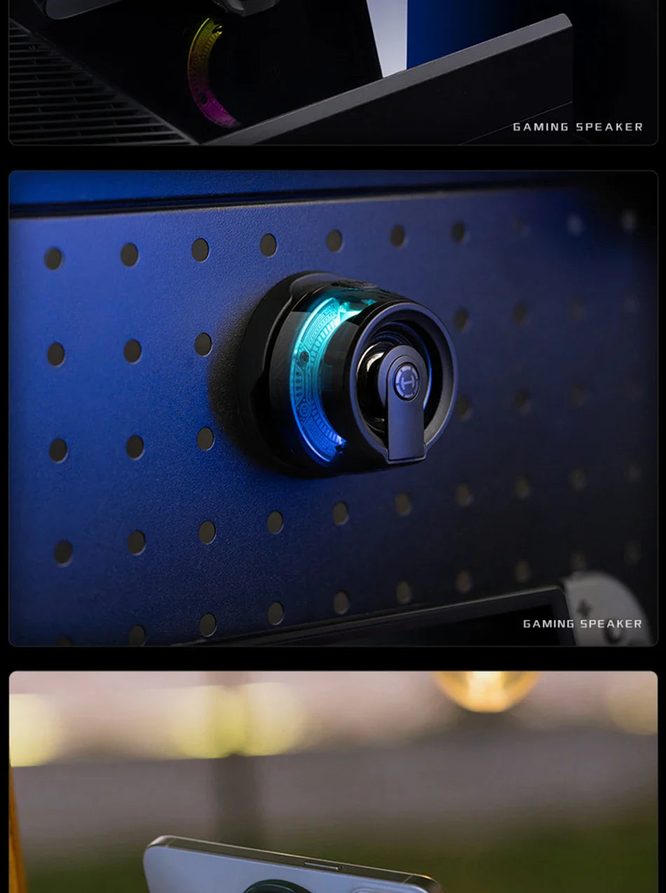 Edifier HECATE G200 Portable Bluetooth Speaker – RGB Lighting, BT5.3 Mini Sound Box with 7-Hour Playback & Phone Holder