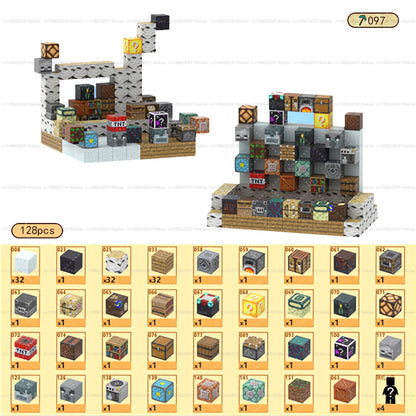 Magnetic Building Blocks – Mine World Magnet Cube STEM Toy for Kids 3+, DIY Montessori Sensory Model for Boys & Girls