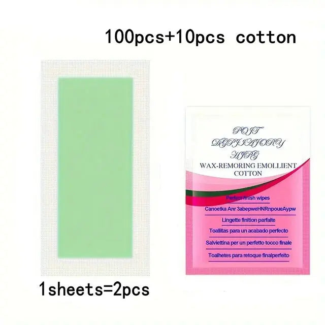 10-50PCS Depilatory Wax Strips – Cold Wax Paper for Hair Removal on Face, Neck, Arms & Legs, Beauty Tools