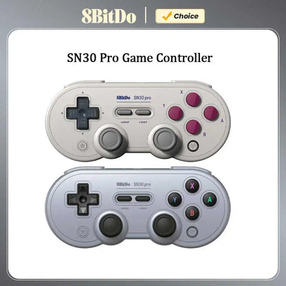 8BitDo SN30 Pro Wireless Game Controller – Bluetooth Gamepad for Nintendo Switch 2, Android, macOS, Steam & Raspberry Pi