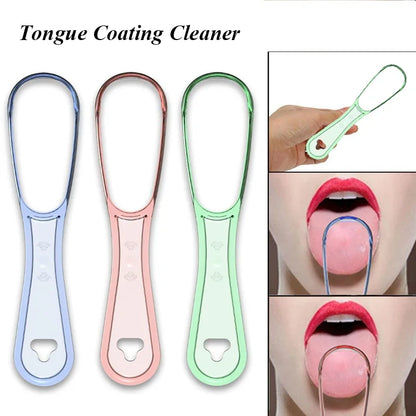 Multicolor Tongue Cleaner – Reusable Oral Scraper for Tongue Cleaning & Oral Hygiene