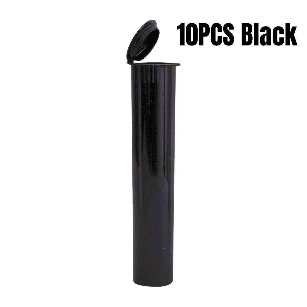 CRUSHER 10PCS King Size Cigarette Paper Tubes – Plastic Pill & Tablet Storage Container