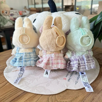 17cm Labubu Plush Doll Clothes - Kpop EXO Idol Outfit V1 V2 Black Dress Suit Accessories Gift
