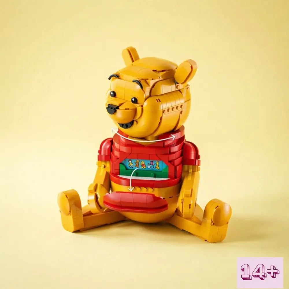 1399PCS Classic Bear Building Block Set - Educational DIY Ornament & Creative Birthday Gift for Friends