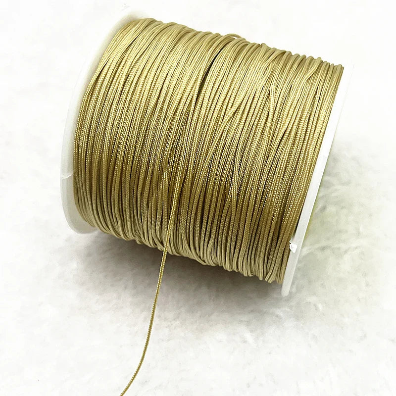 Nylon Macrame Cord Thread (0.4–1.5mm) – Braided DIY Bracelet, Beading & Tassel String