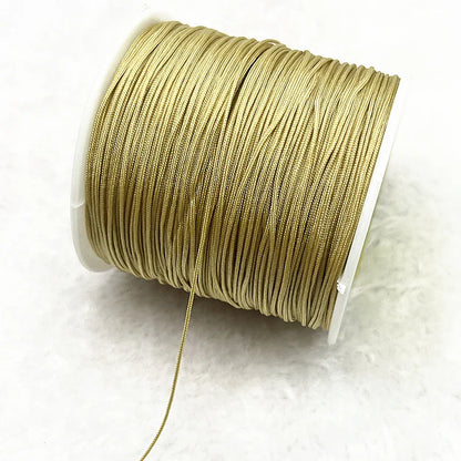 Nylon Macrame Cord Thread (0.4–1.5mm) – Braided DIY Bracelet, Beading & Tassel String