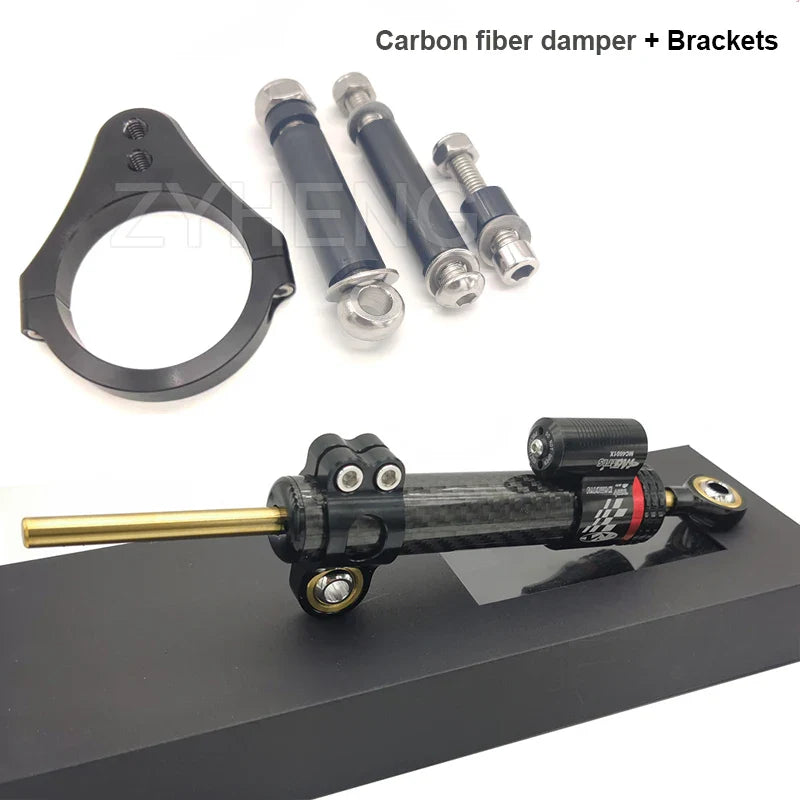 KuKirin G3 Pro (2024–2025) Scooter Steering Damper Stabilizer Mount Bracket – Electric Scooter Suspension Modification Accessory