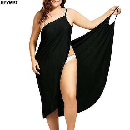 Women’s Summer Halter Dress – Sexy Cross Back Sleeveless Beach Sundress Solid Color Plus Size 5XL Casual Beachwear Skirt Outfit
