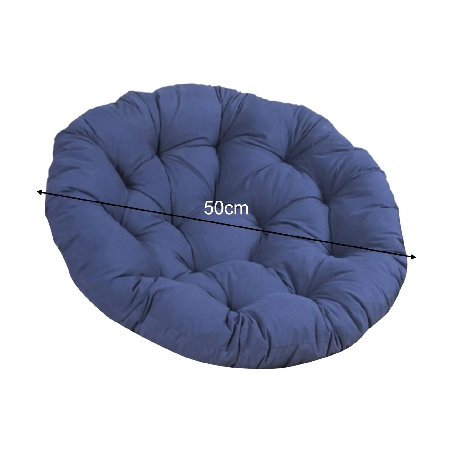 20-Inch Round Papasan Chair Cushion – Thick Egg Chair Mat for Garden, Hanging Basket, Courtyard & Bedroom Accessory