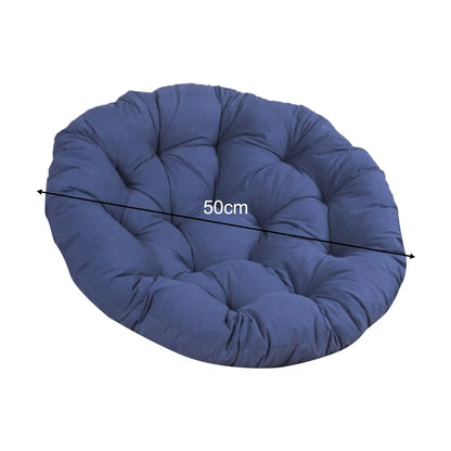 20-Inch Round Papasan Chair Cushion – Thick Egg Chair Mat for Garden, Hanging Basket, Courtyard & Bedroom Accessory