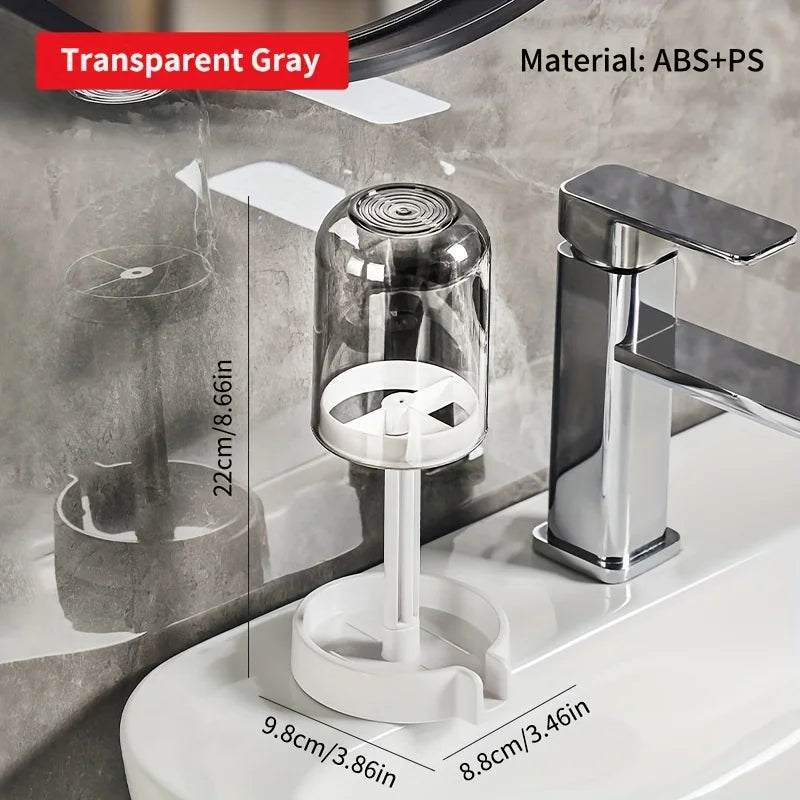 Multifunctional Plastic Toothbrush & Toothpaste Holder – Dustproof, Drainage Design for Home Use