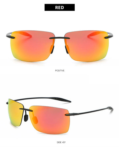 Ultralight TR90 Frameless Sunglasses — Unisex Driving & Outdoor Sports Shades