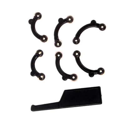 6Pcs Nose Shaping Clip Set - Adjustable Nose Lifting & Massage Corrector in 3 Sizes