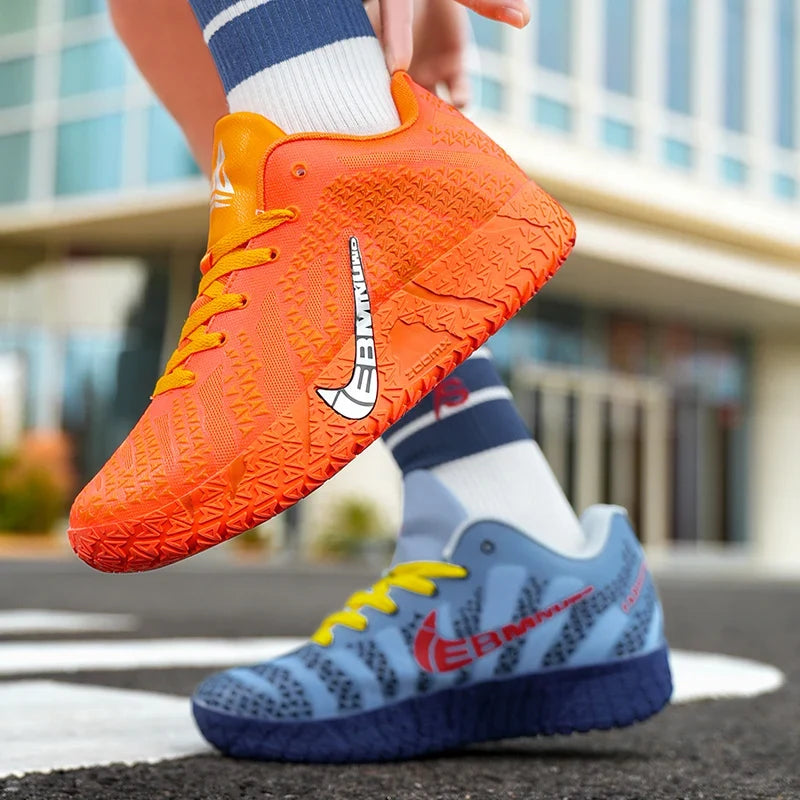 High-Top Basketball Shoes - Anti-Slip Shock Absorbing Breathable Sports Sneakers