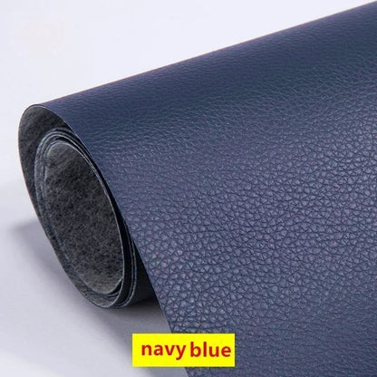 300x50cm Black Self-Adhesive Leather Upholstery Patch – Car Seat, Sofa & Chair Repair Sticker for Holes