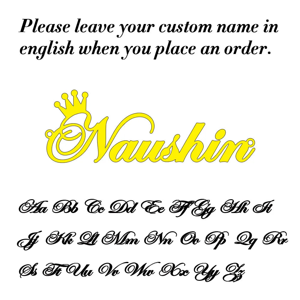 Personalized Gold Name Necklace - Custom Handmade Lip Chain Jewelry Gift for Women, Moms & Birthdays