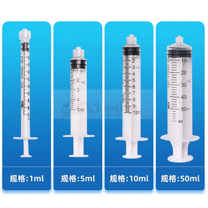 20PCS Plastic Luer Lock Syringes – 1ML/5ML/10ML Disposable Sampler Injectors for Perfume, Rinse & Measurement