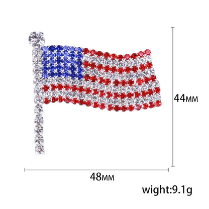 Hot Selling Trump America Flag Brooch – High-Quality Patriotic Pin Badge