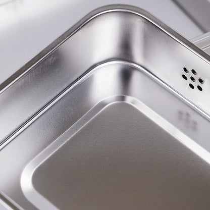 Stainless Steel Dental Disinfection Box – Surgical Sterilization Tray with Holes Medical Steriliser Container for Dentistry Accessories