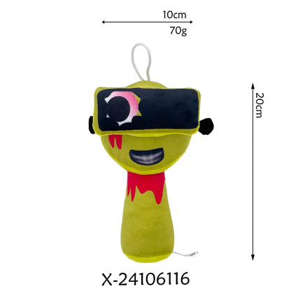 Sprunki Plush Toy — Incredibox Cartoon Pillow Doll, Stuffed Plush for Kids, Birthday & Christmas Gift