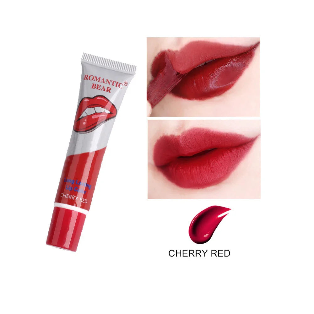 6 Color Peel-Off Lip Gloss Lipstick – Waterproof Long-Lasting Shine Lip Tint Set